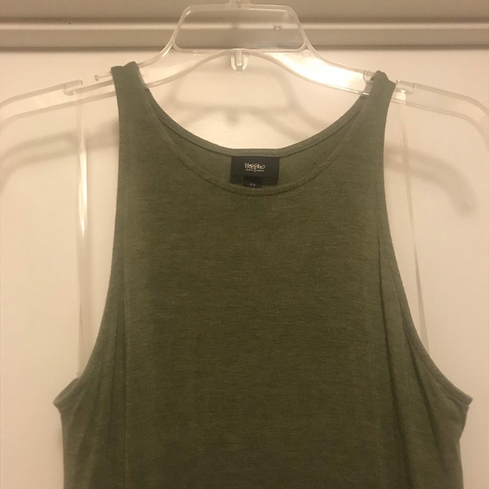 Tank maxi dress, Olive, size M